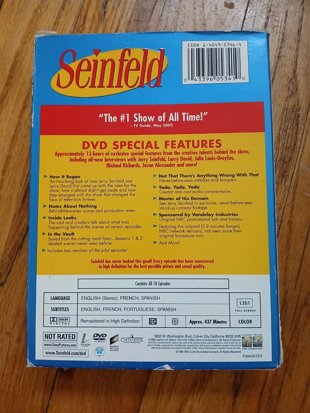 Seinfeld Seasons 1 & 2 DVD image indicator(2)
