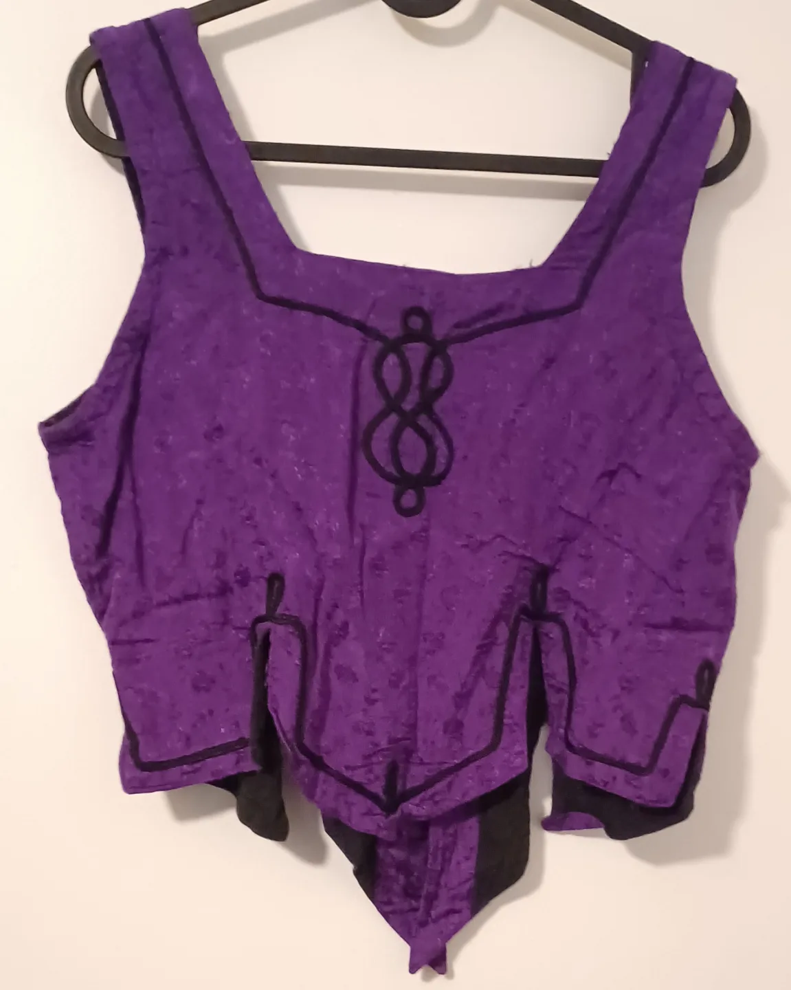 Purple Velvet Corset Top image indicator(2)
