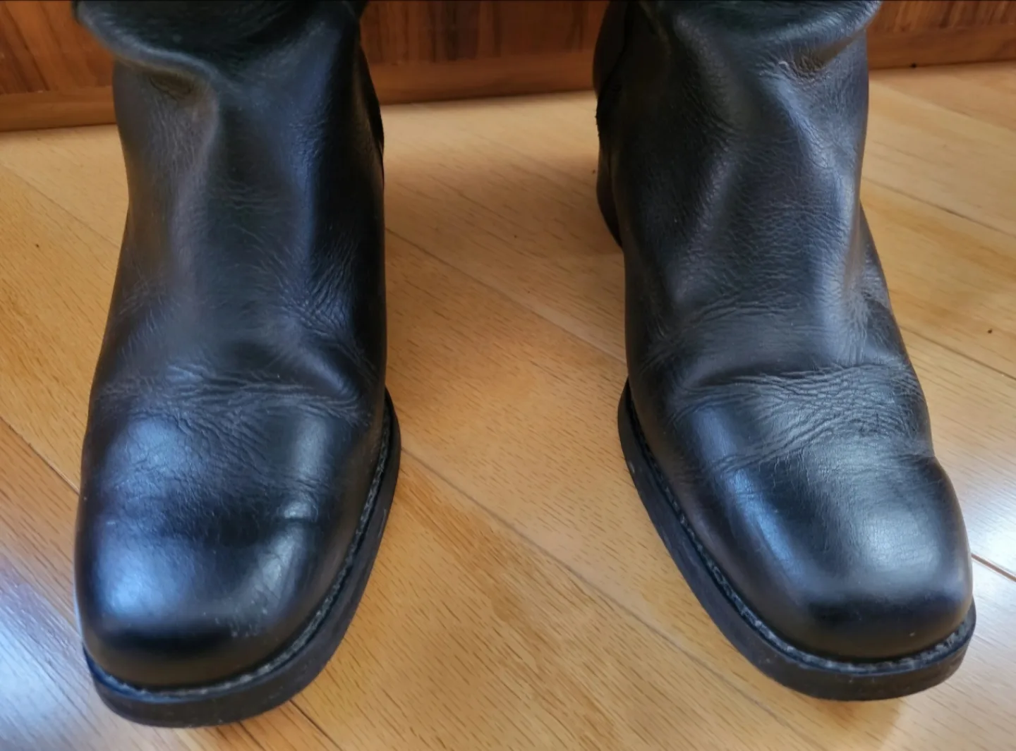 ❣️ Over the Knee Black Boots Genuine Leather - Size 6.5 image indicator(7)