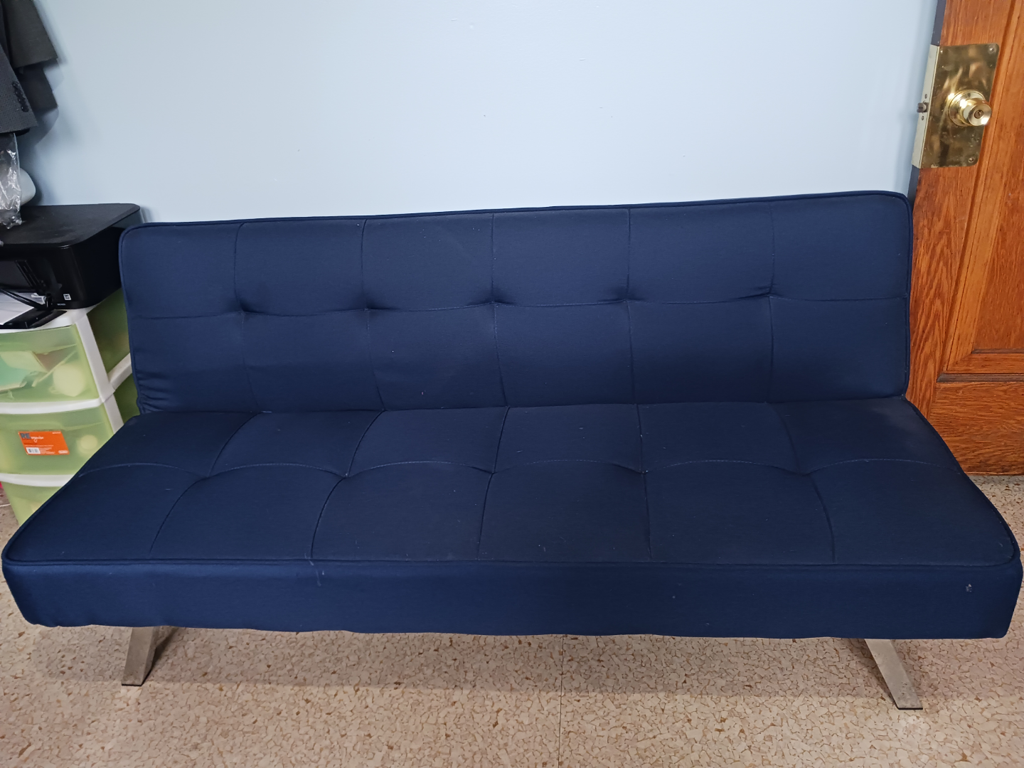 Navy Blue Futon Sofa Bed