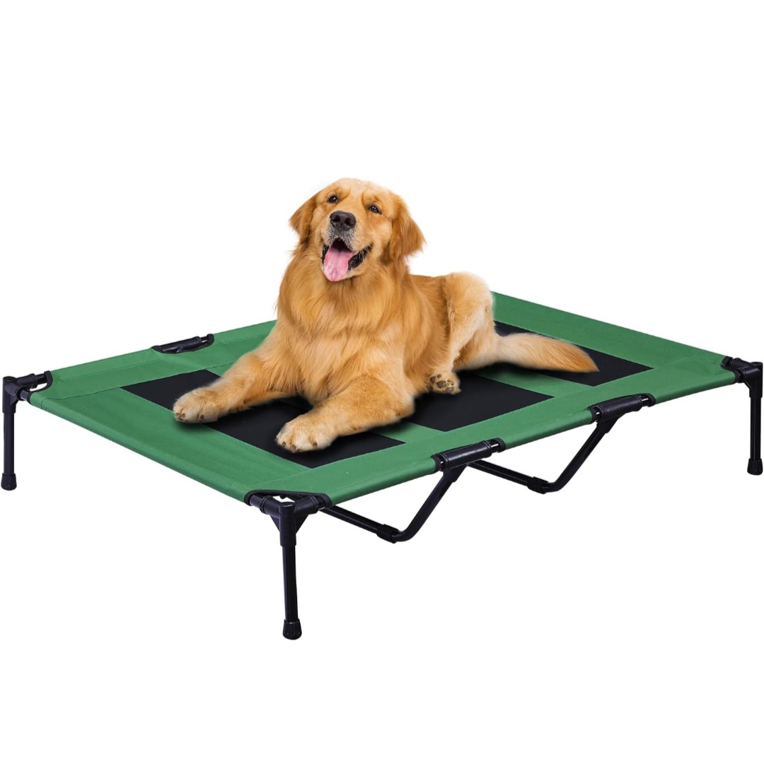 XL Elevated Dog Bed - Green