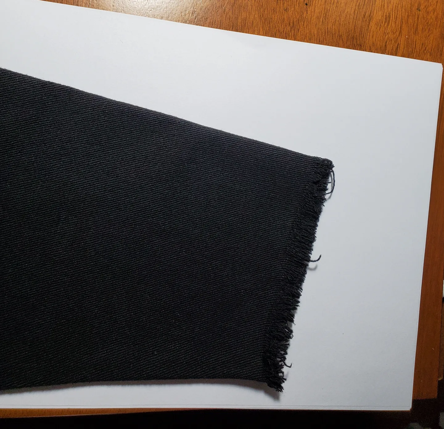 Black denim jacket with fringes image indicator(4)