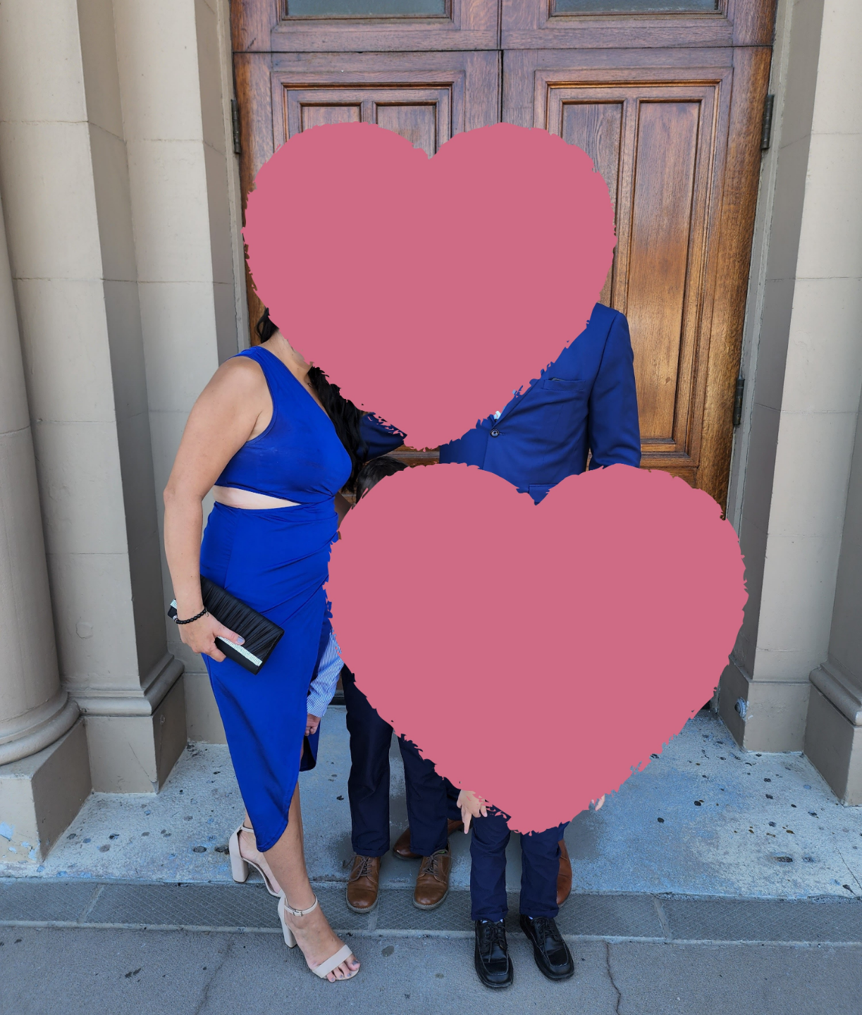 Stunning Cobalt Blue One-Shoulder Midi Dress - photo 2