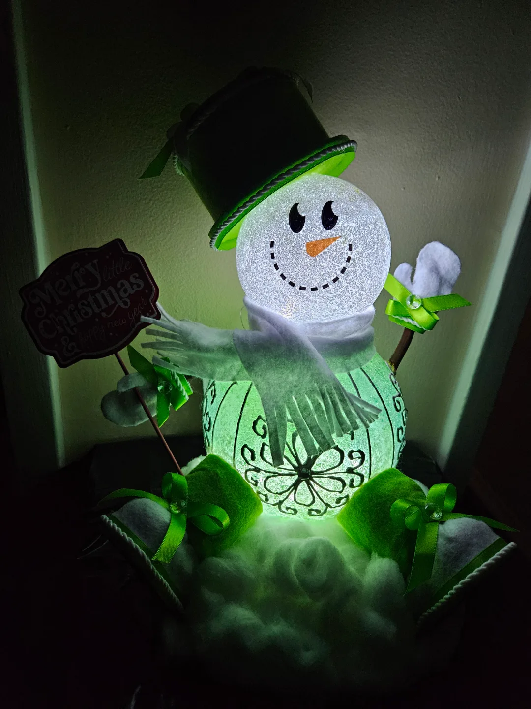 Lighted Snowman Christmas Decoration image indicator(3)