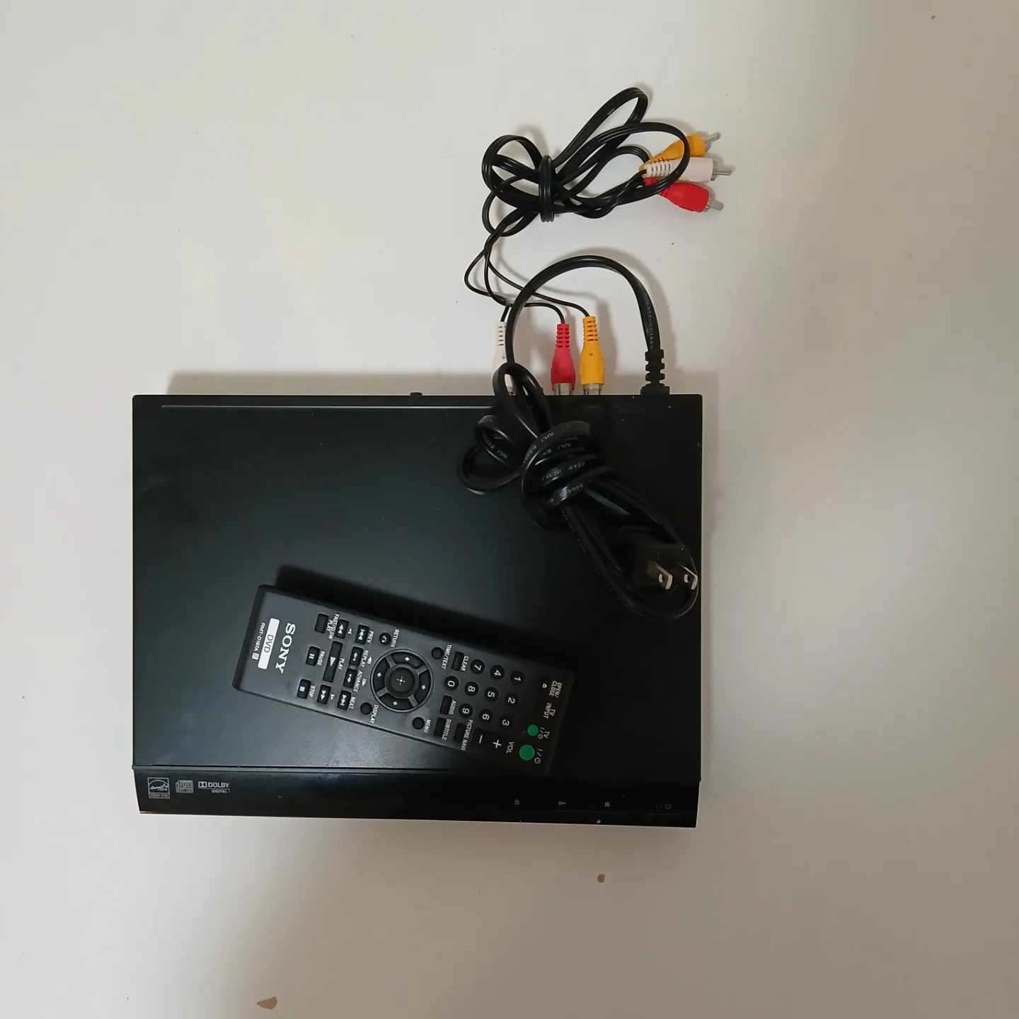 Sony DVD Player DVP-SR210P with Remote and Cables image indicator(2)