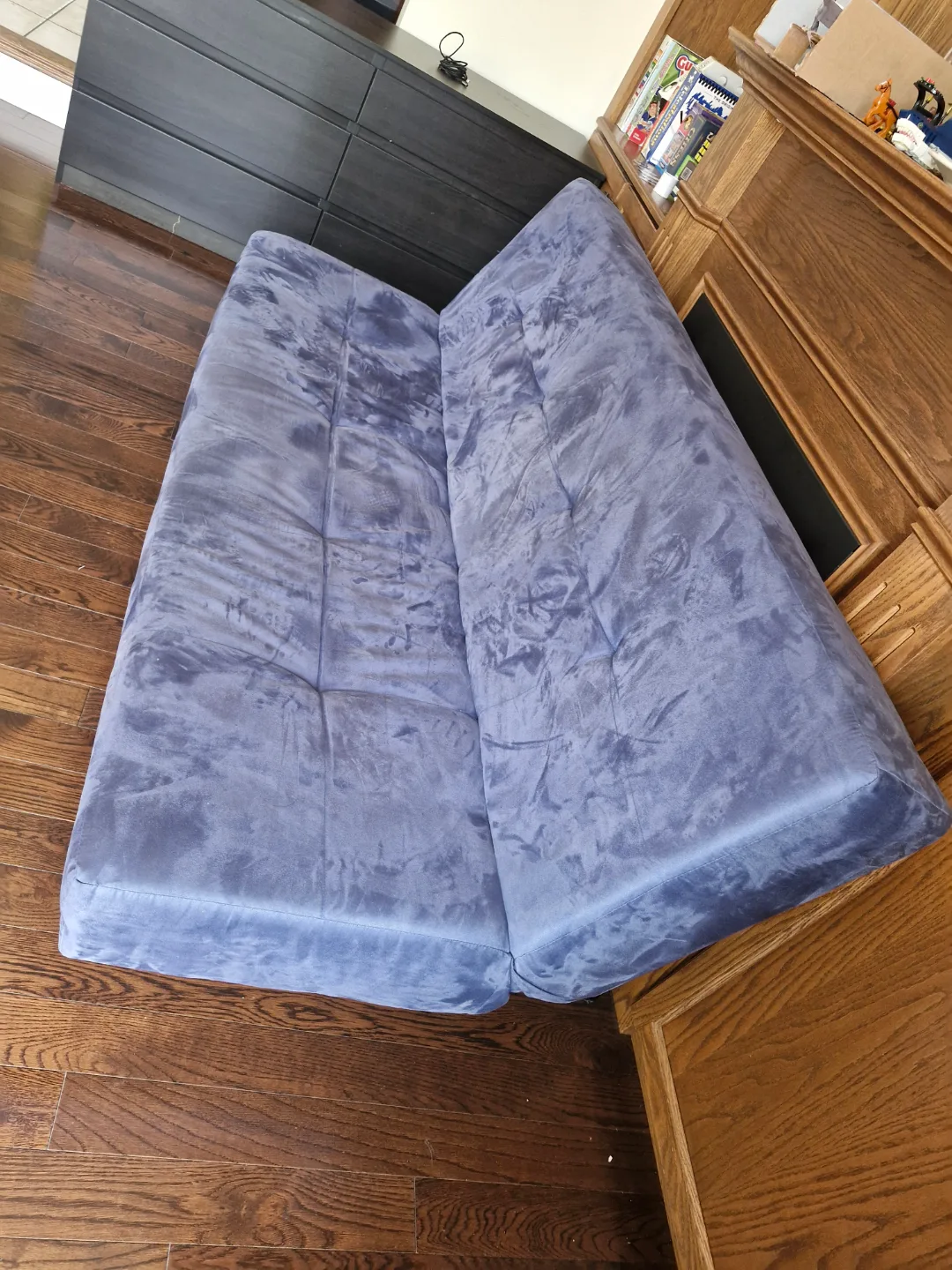 Grey Futon Sofa Bed thumbnail