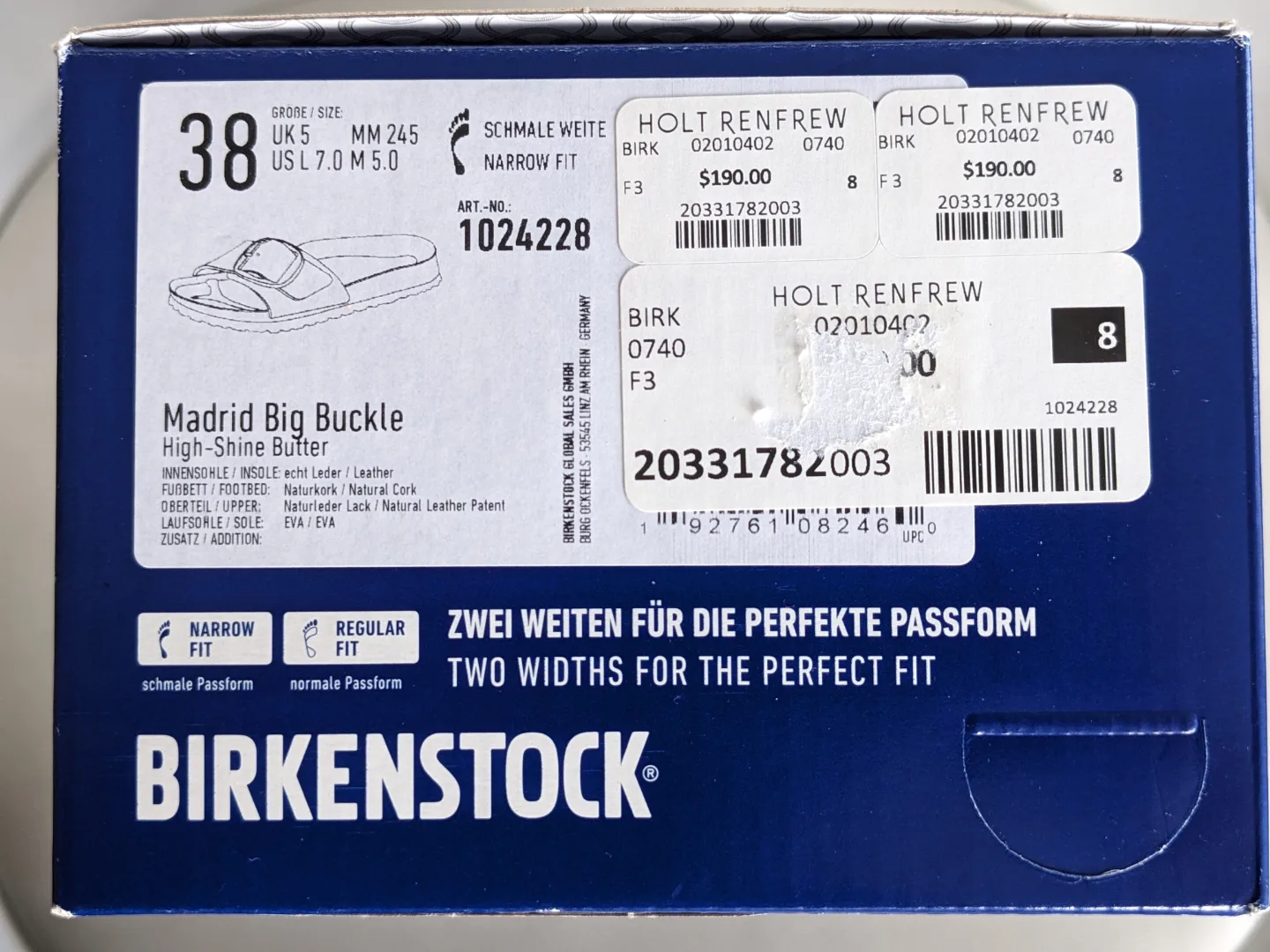 *BRAND NEW* Madrid Big Buckle Birkenstocks image indicator(2)