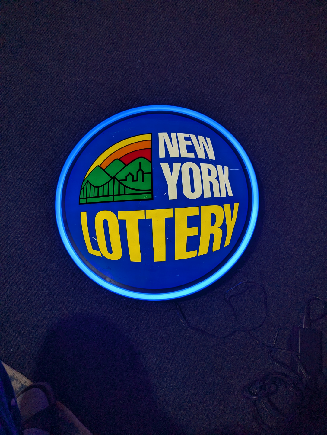 RARE New York Lotto Sign - photo 2