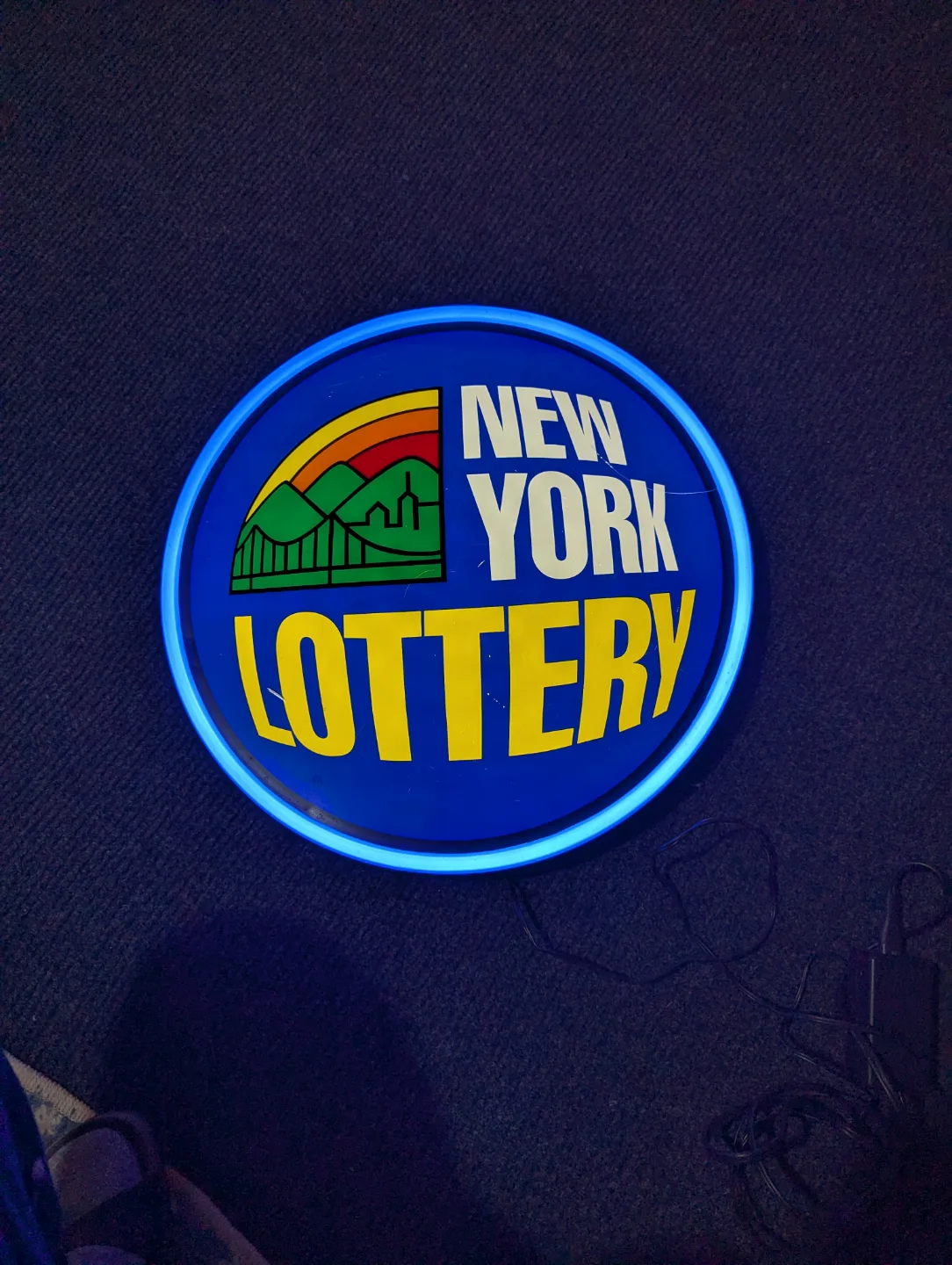 RARE New York Lotto Sign image indicator(2)