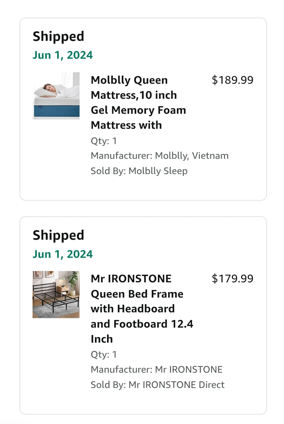 Bed & Frame