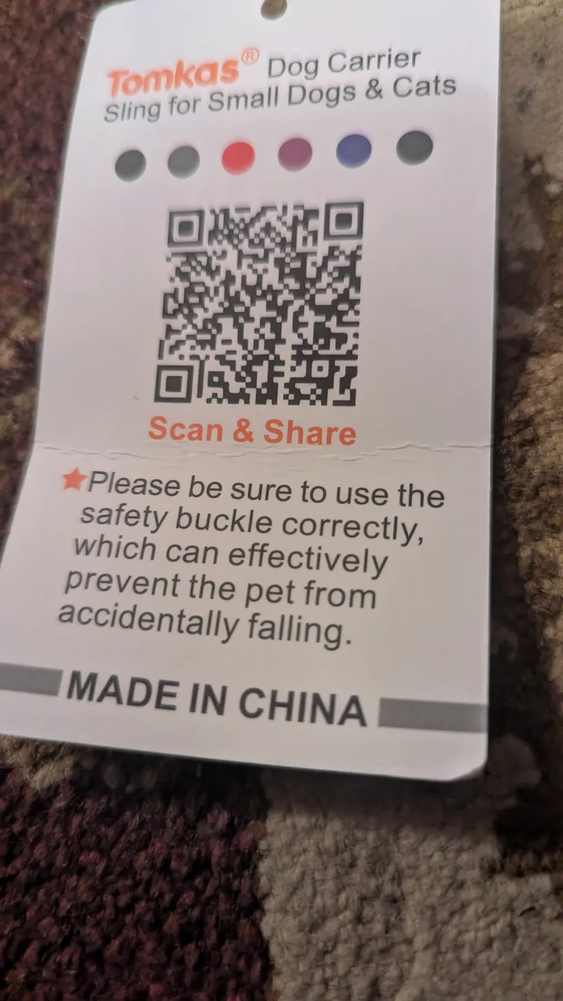 Tomkas Dog Carrier Sling for Small Dogs & Cats image indicator(2)