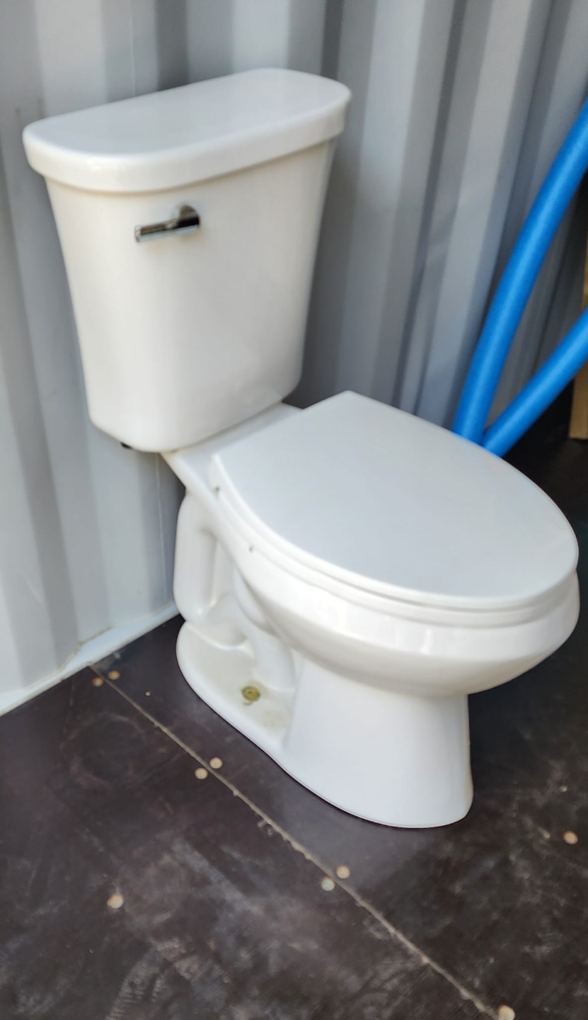 White Two-Piece Glacier Bay Toilet