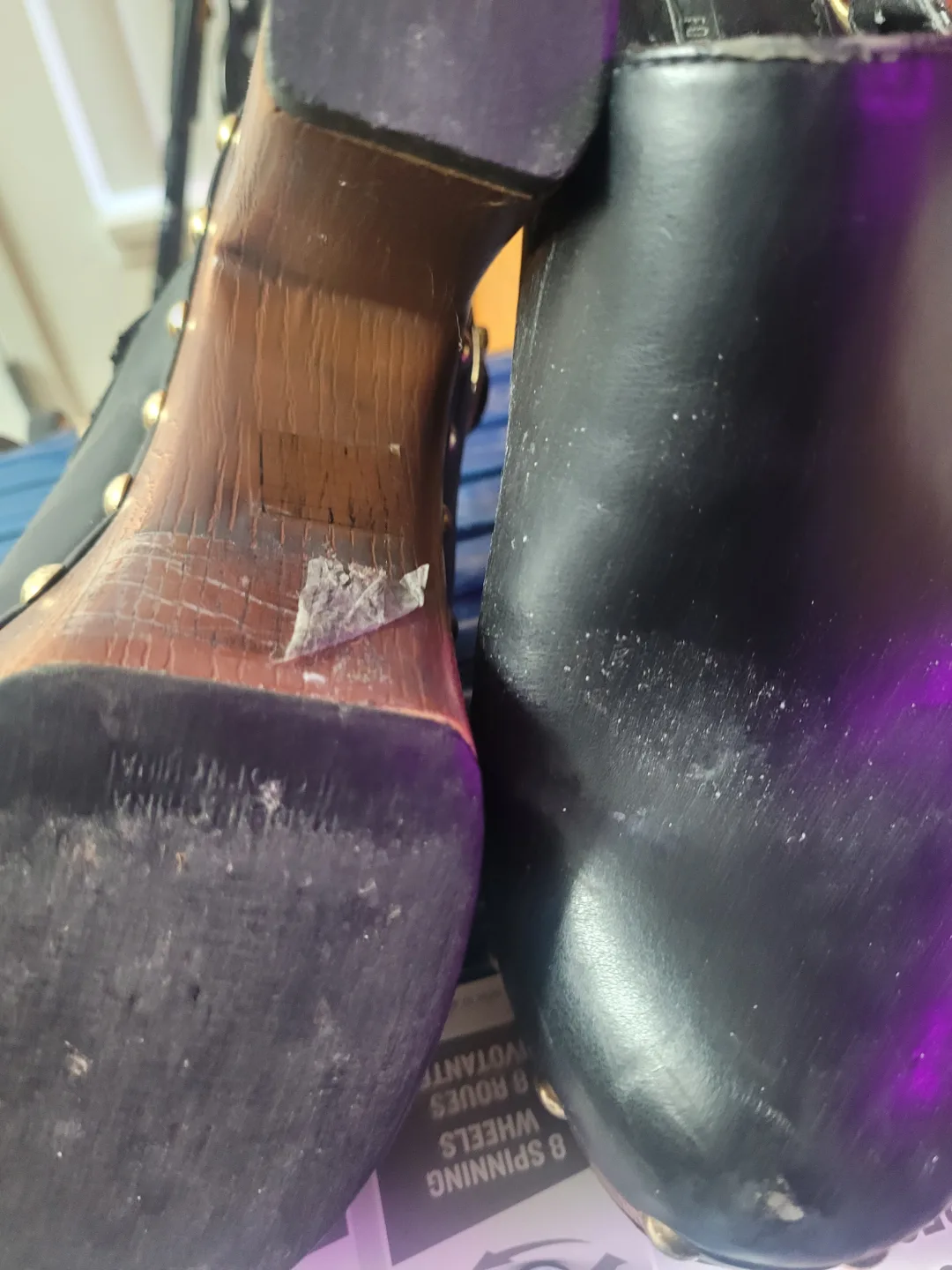 "🧡" Forever 21 Black Clog Heels image indicator(4)