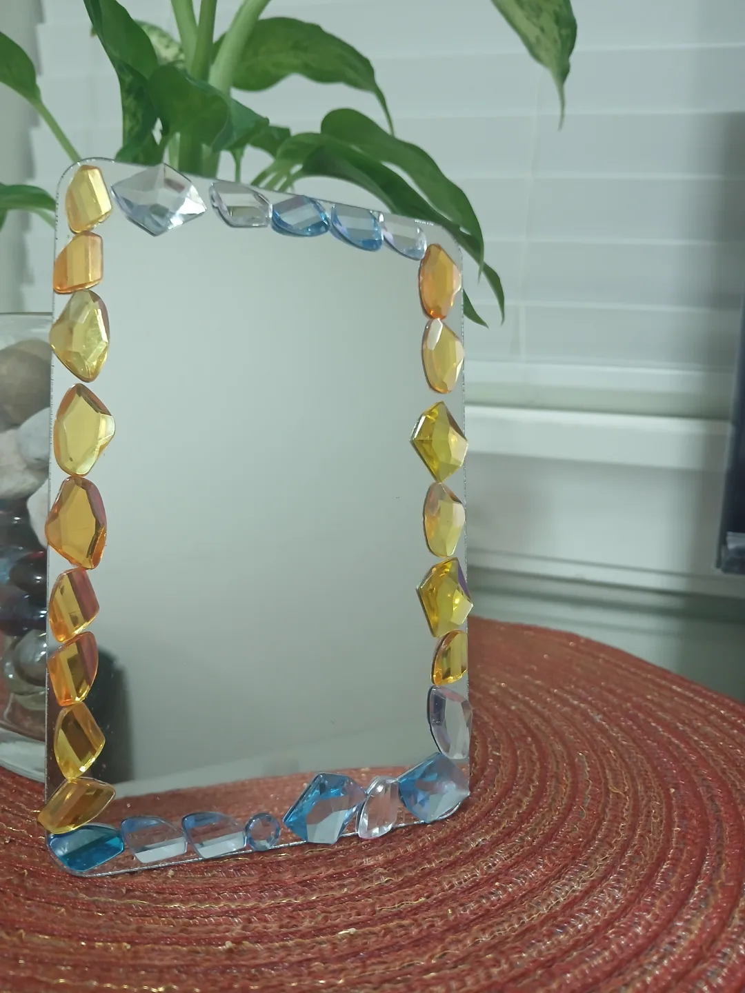 Decorative Mirror with Gemstones image indicator(3)
