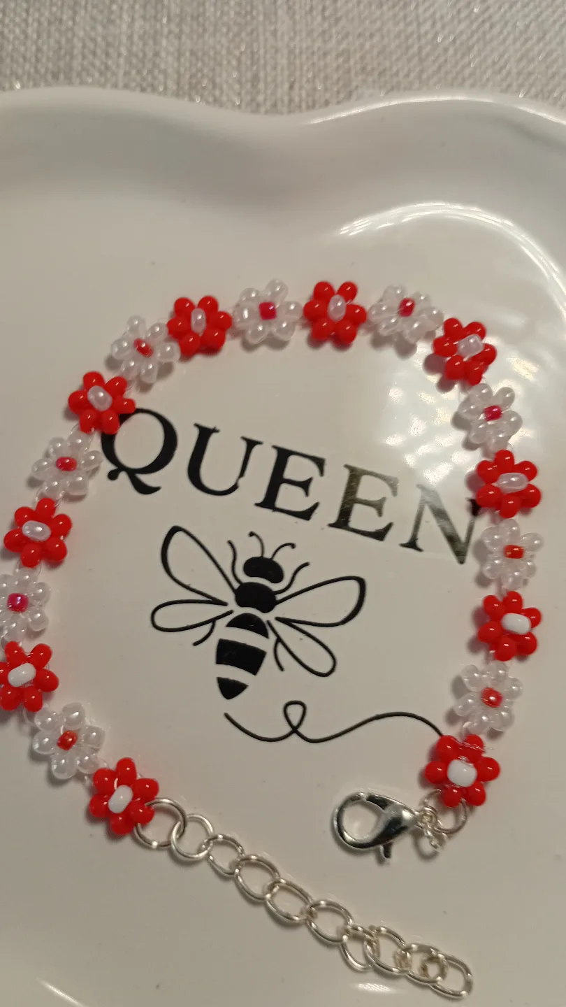 Beaded Flower Bracelet image indicator(6)