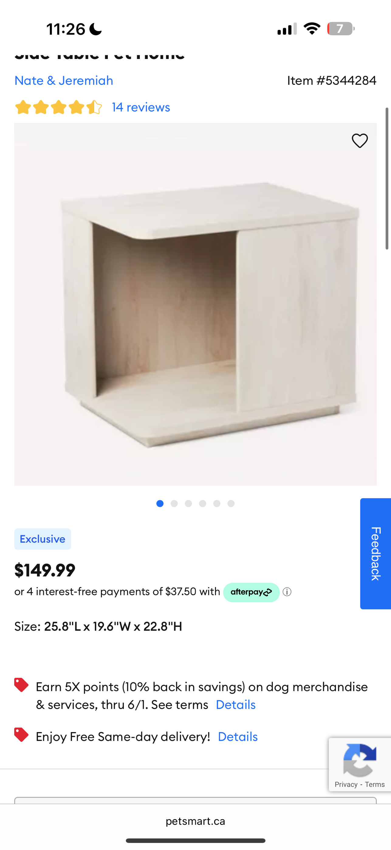 Pet Side Table - photo 5