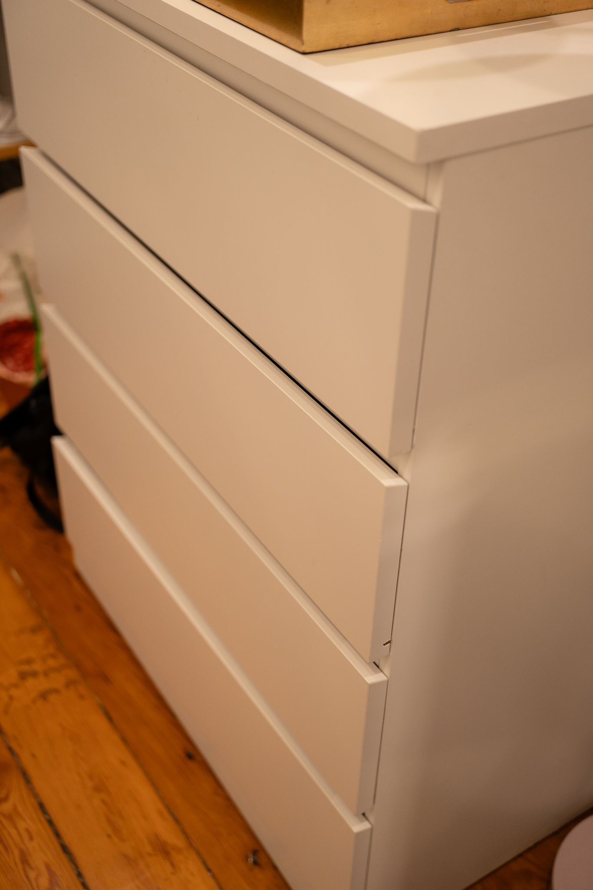 White ikea dresser