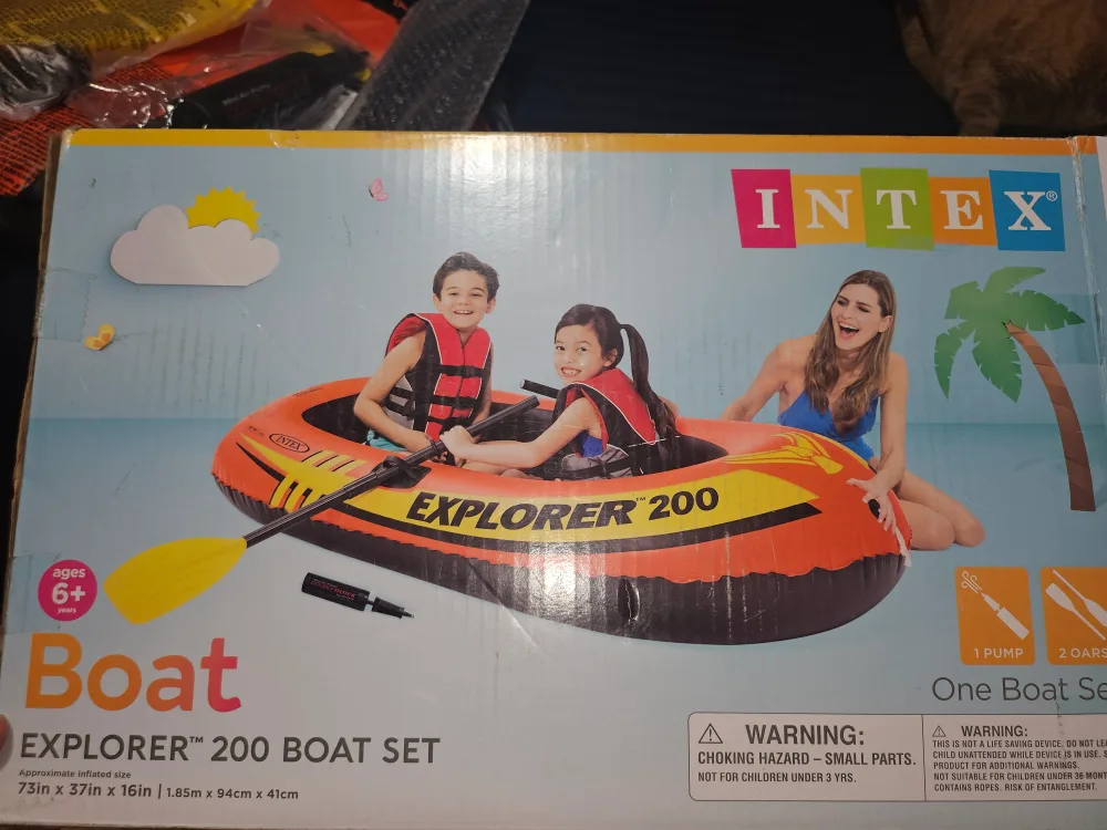 Intex Explorer 200 Boat Set thumbnail