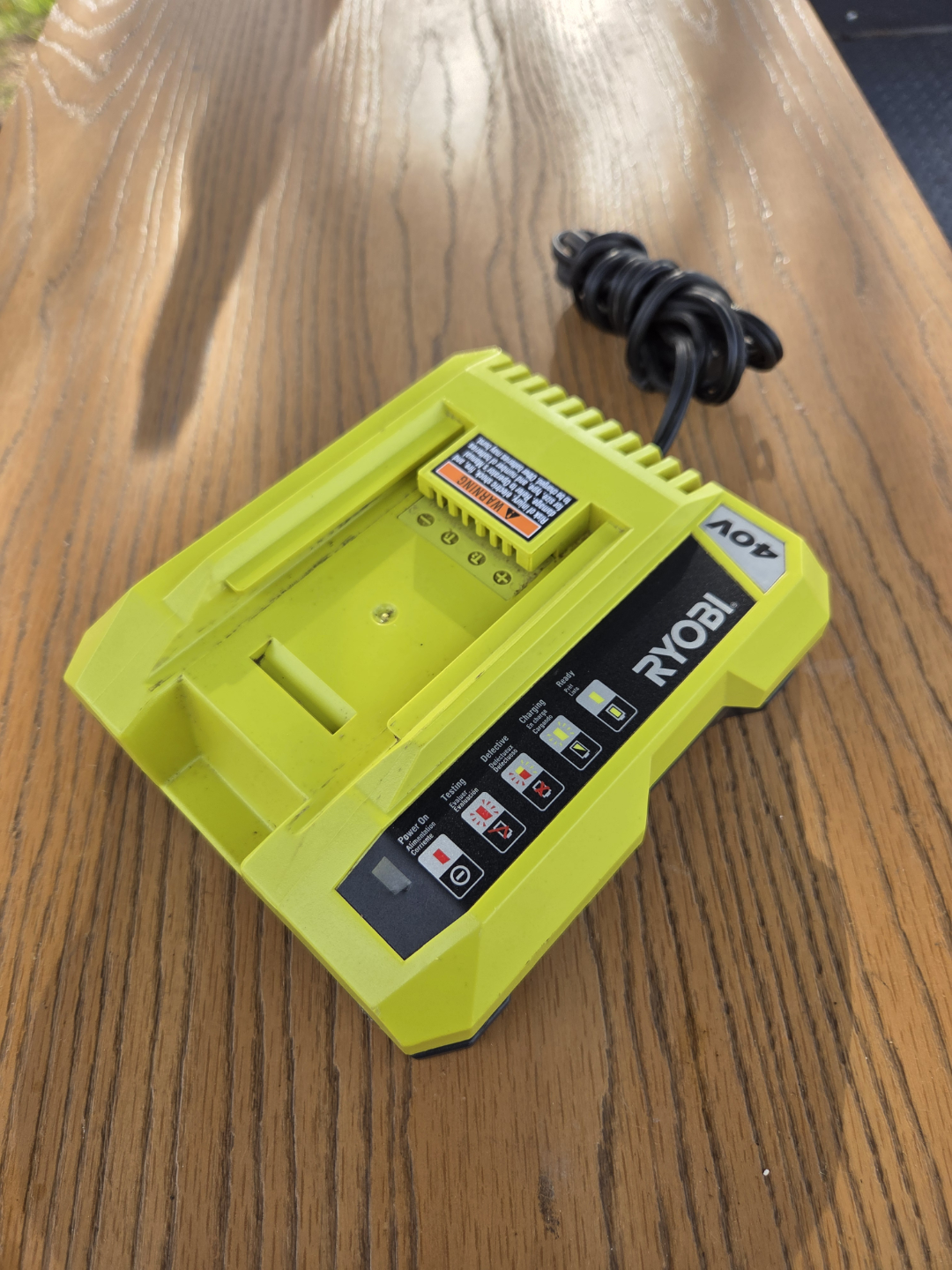 Ryobi 40V Lithium-ion Battery Charger