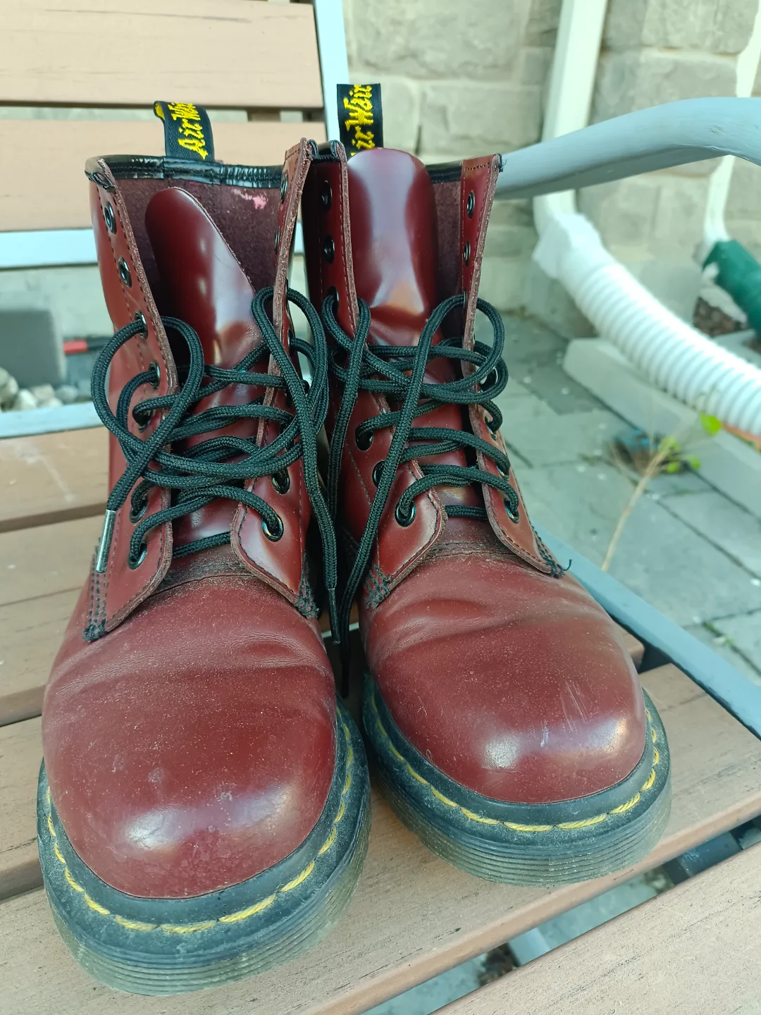 Dr. Martens 1460 Cherry Red Boots image indicator(3)