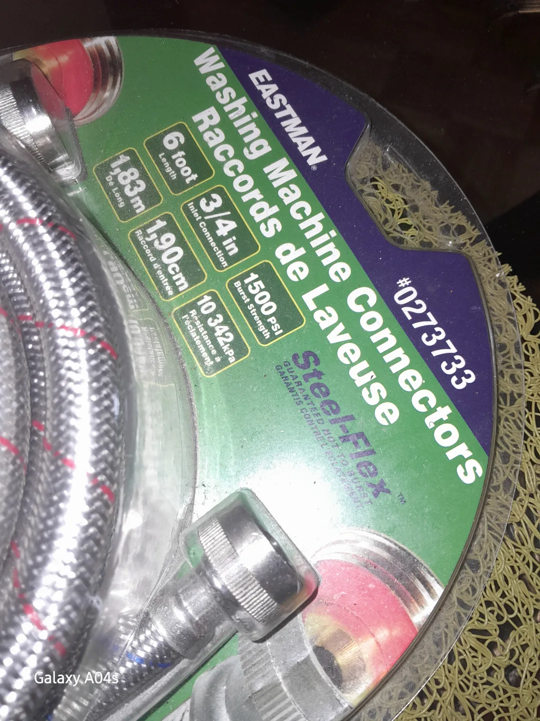 Eastman Steel-Flex Washing Machine Connector image indicator(2)