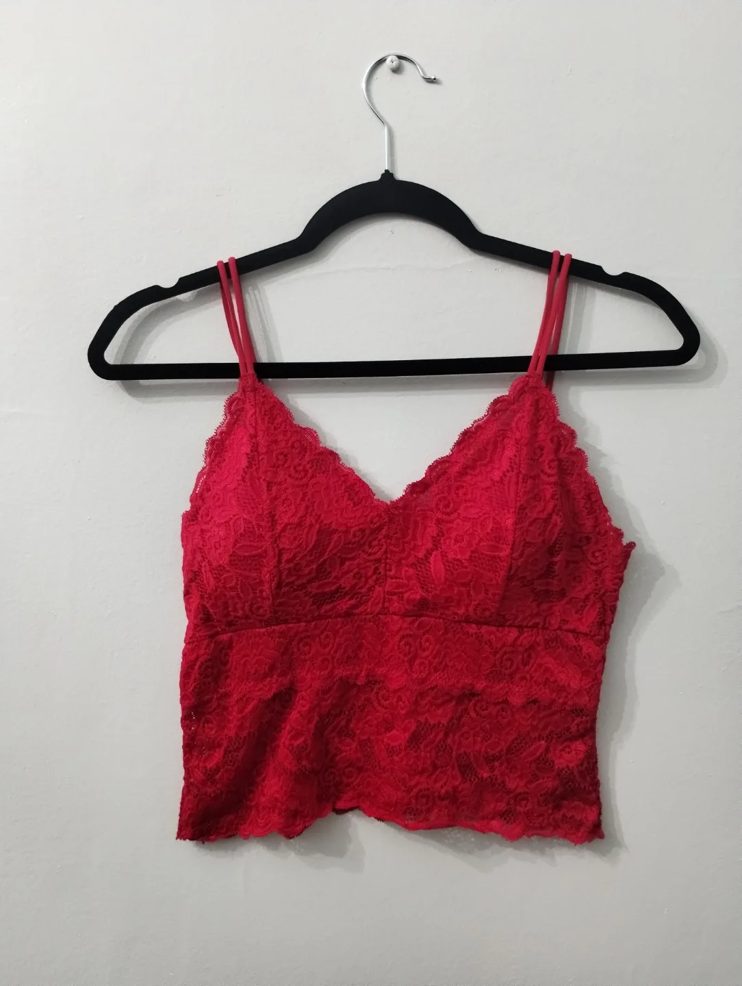 Red Lace Cami Top thumbnail