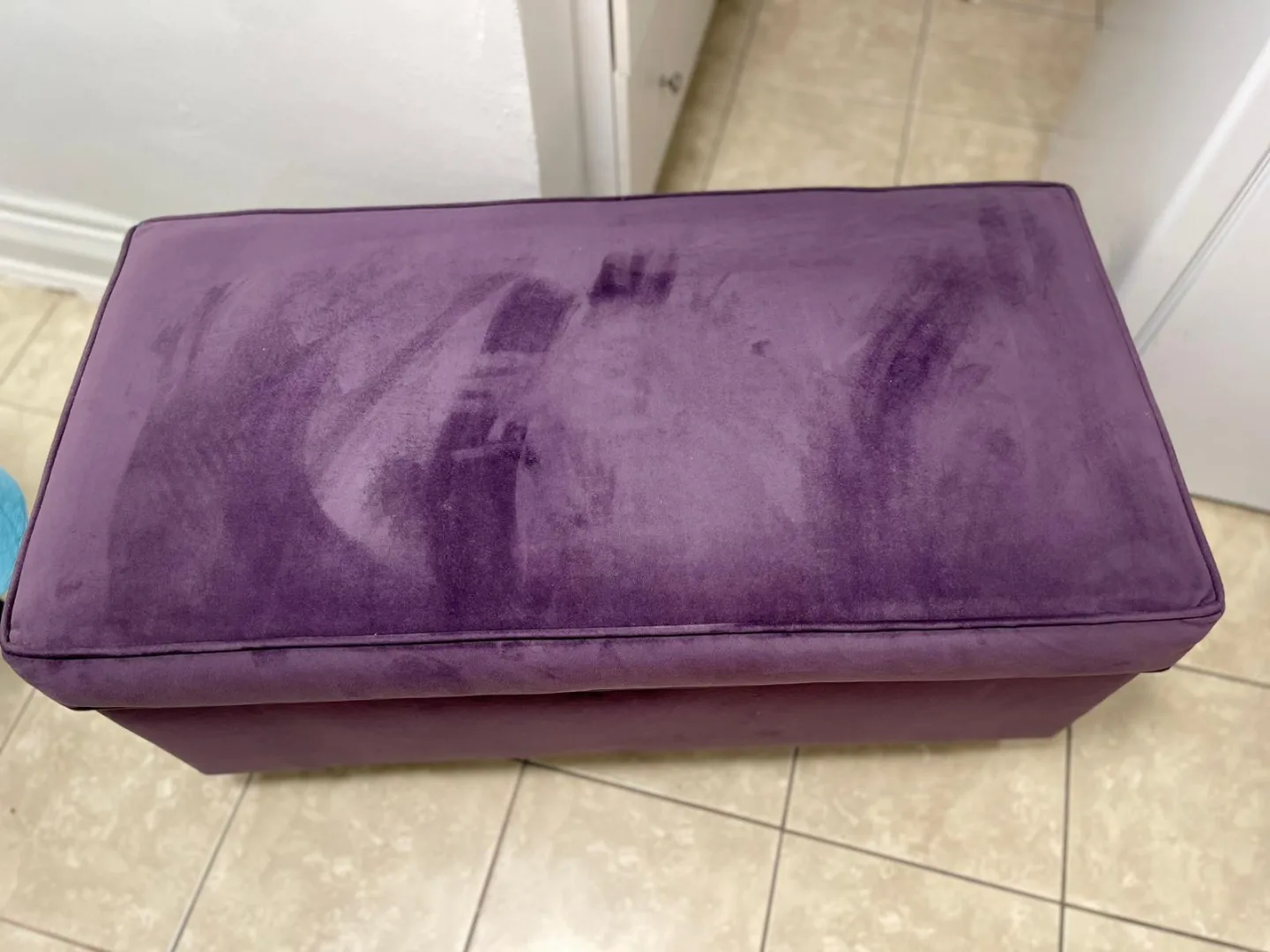 Purple Storage Ottoman thumbnail