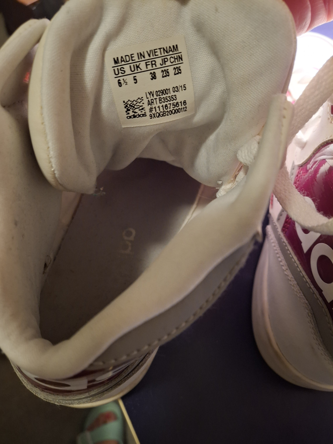 Adidas High Top Sneakers - Size 6½ Women's - photo 2