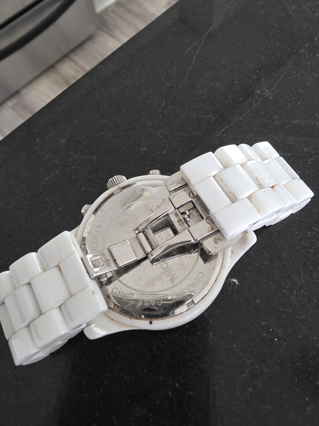 Michael Kors White Ceramic Chronograph Watch - photo 3