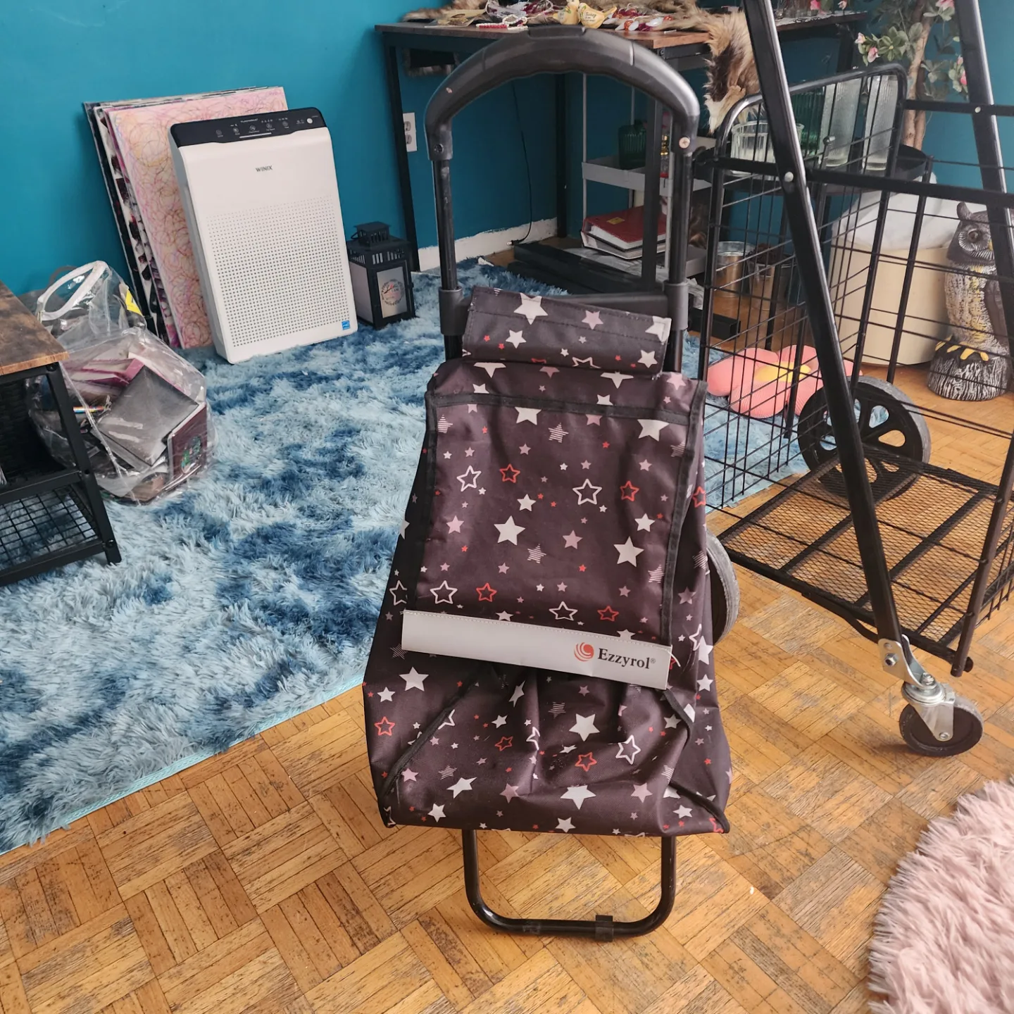 small shopping cart .adjustable handle thumbnail
