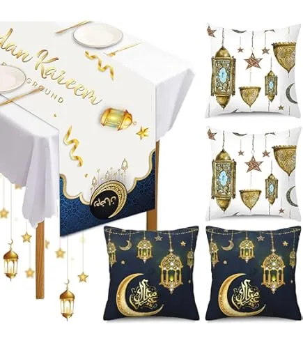 Ramadan Kareem Cushion Covers & Table Runner Set thumbnail