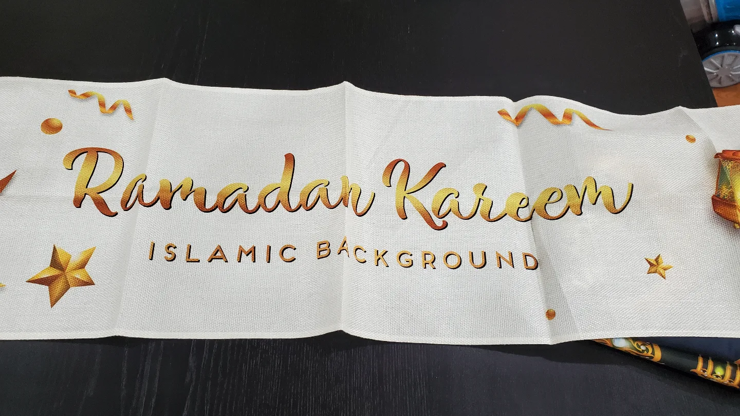Ramadan Kareem Cushion Covers & Table Runner Set image indicator(6)