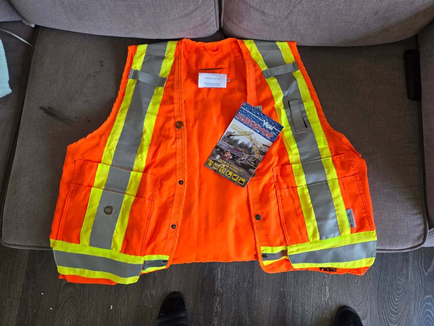 High-Visibility Safety Vest - Orange thumbnail
