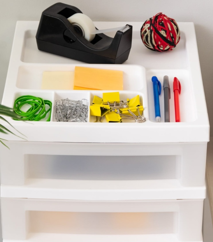 Clear 6-Drawer Plastic Organizer - photo 2