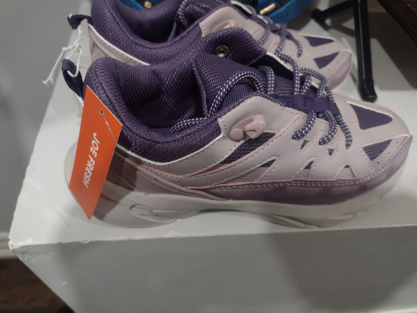 Joe Fresh Girls' Size 2 Purple and Pink Sneakers - photo 2