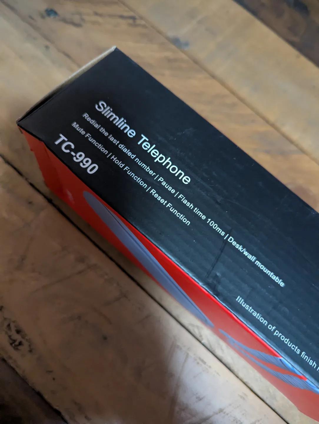 Slimline Telephone - TC-990 - Wall/Desk Mountable image indicator(2)