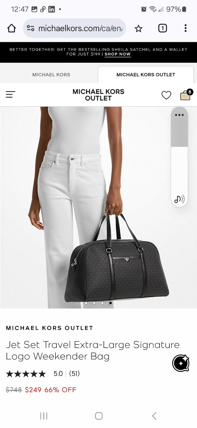 Michael Kors - Travel Weekender Bag - photo 4