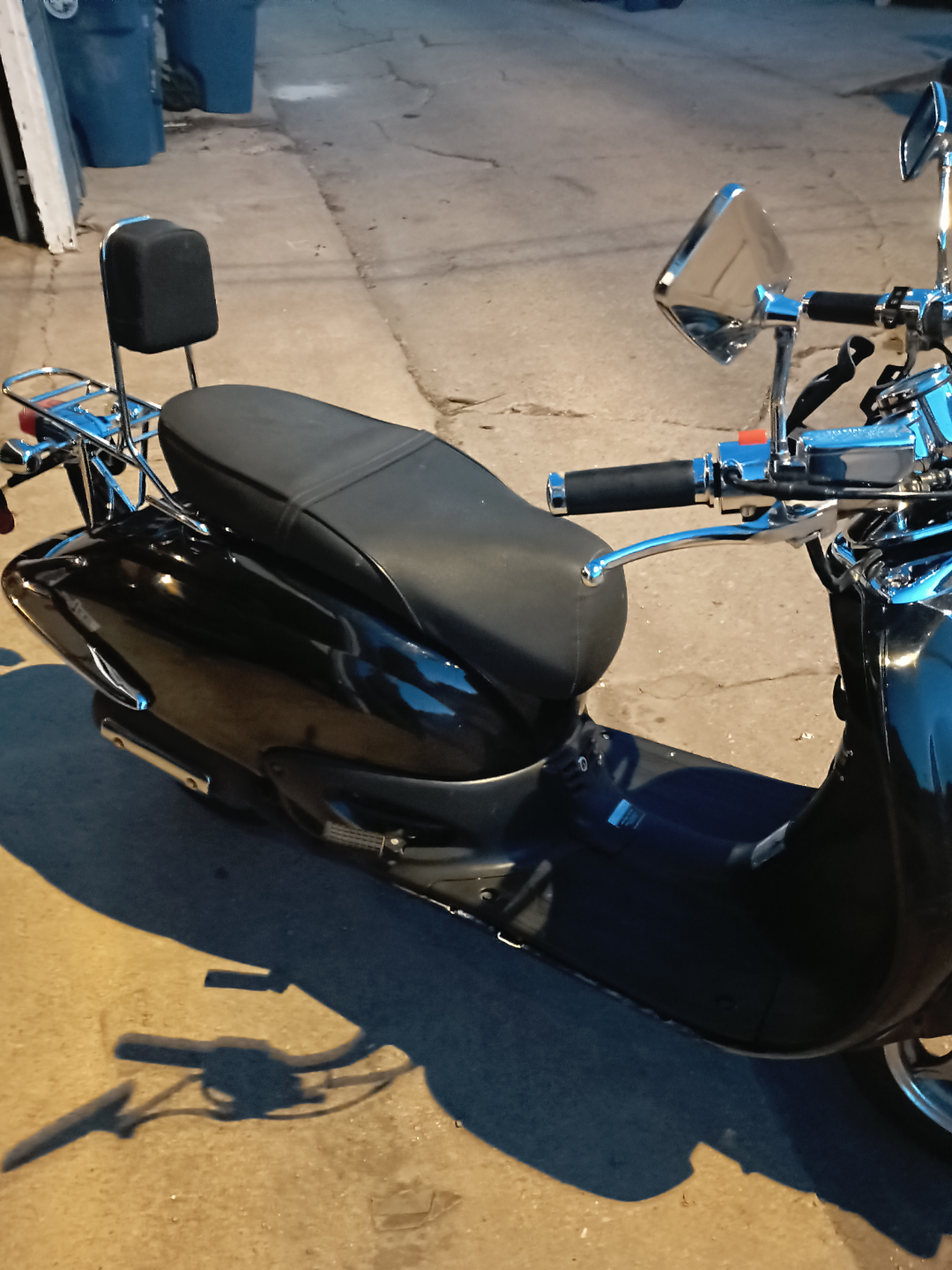 Black Scooter with Chrome Accents - photo 3