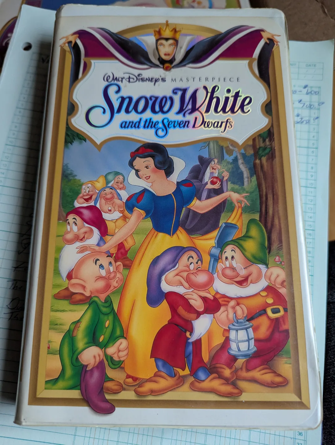 Walt Disney's Snow White and the Seven Dwarfs VHS thumbnail