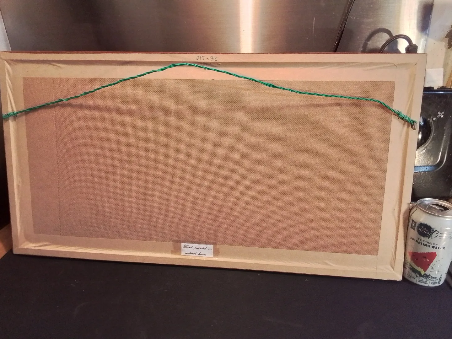 Vintage Framed Leaf Art Painting - Ducks in Flight image indicator(8)