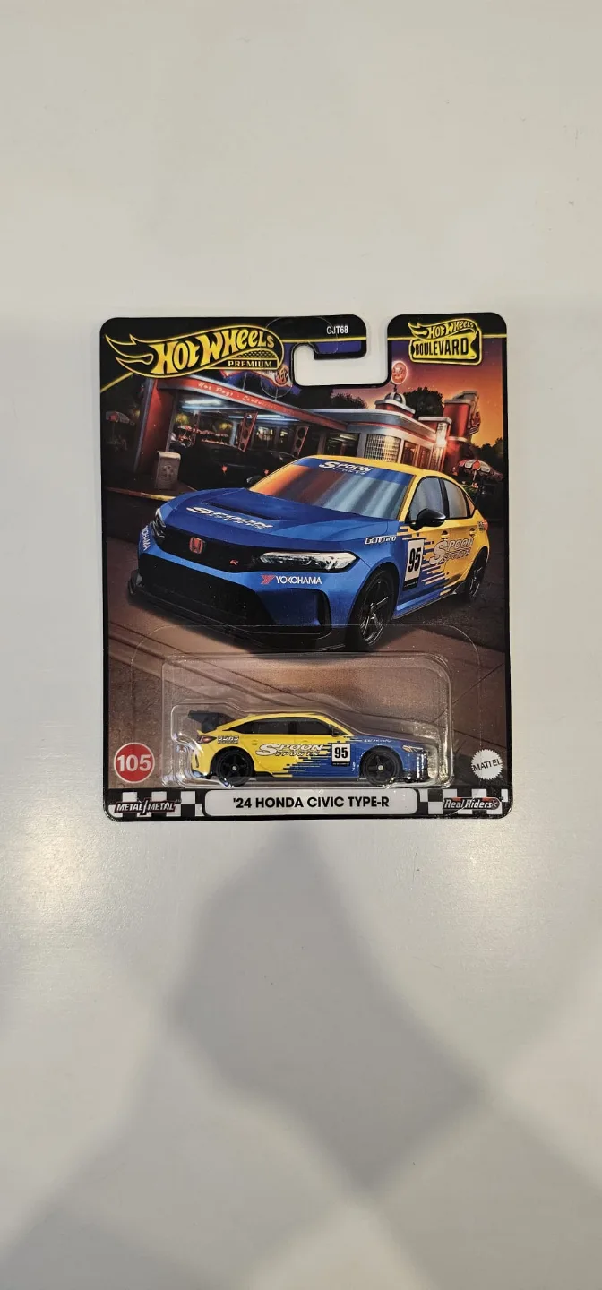 HOT WHEELS BOULEVARD 24 HONDA CIVIC TYPE R thumbnail