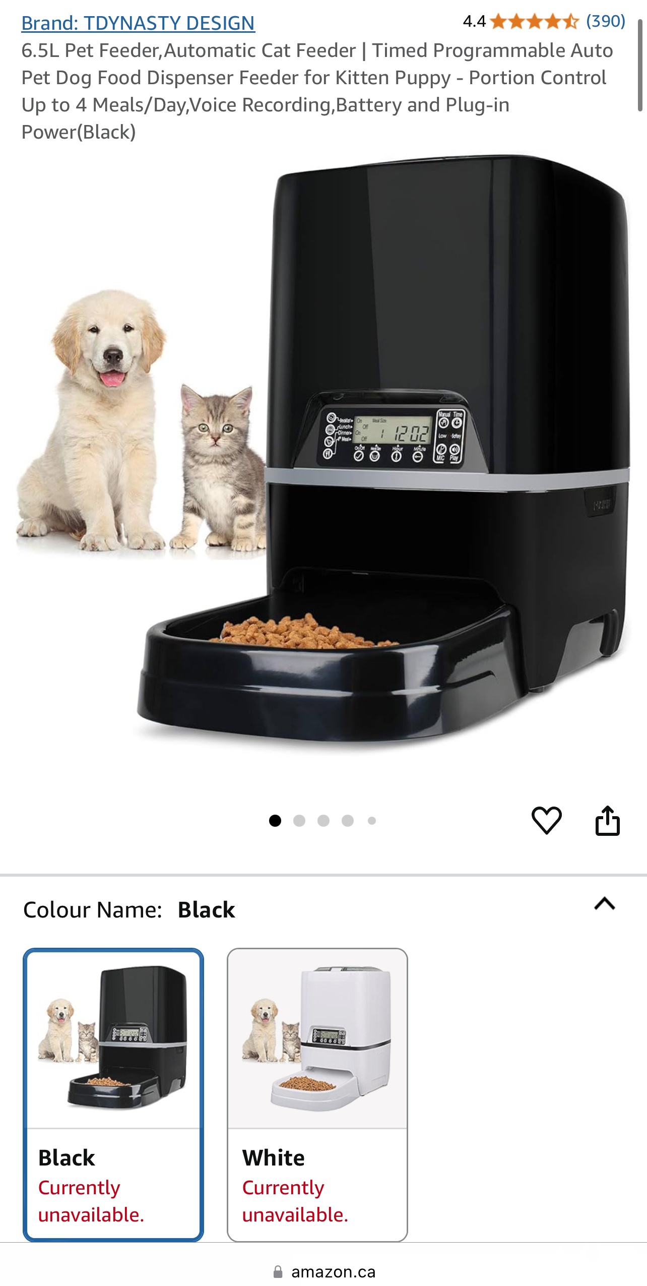 Automatic Pet Feeder 6.5L - photo 4