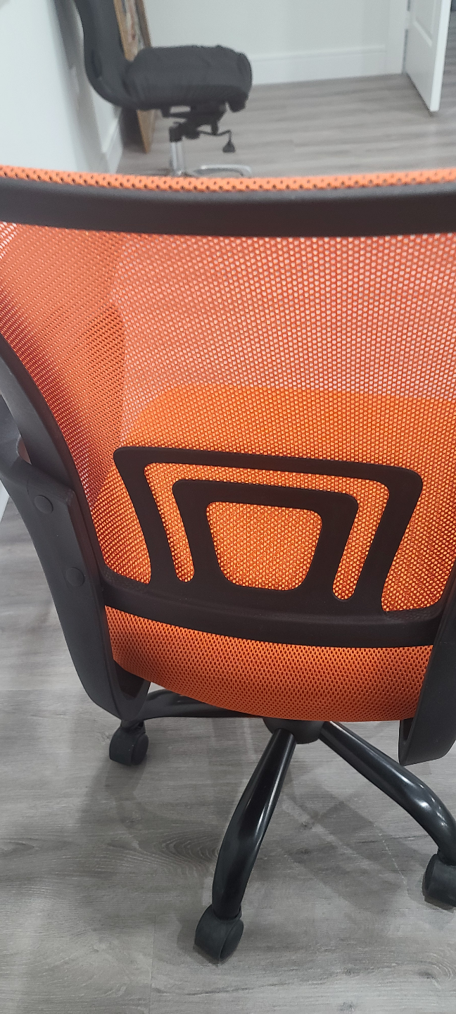 Orange Mesh Office Chair - photo 4