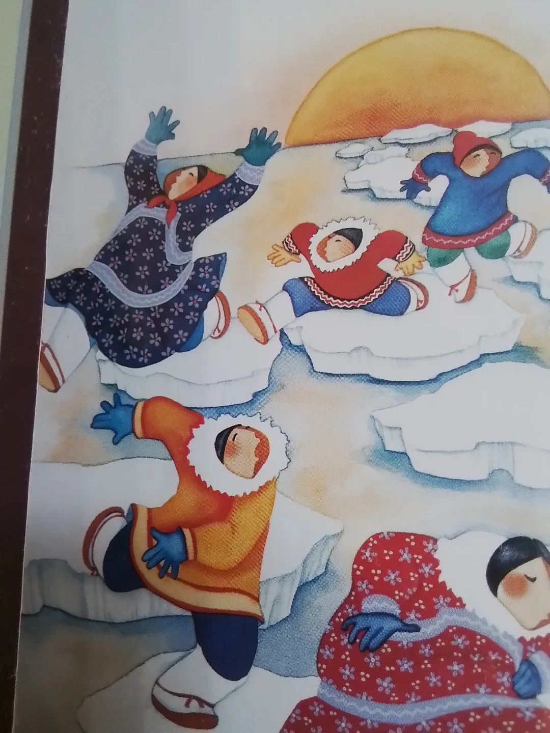 Barbara Lavallee 1996 "Arctic Hopscotch" Signed Framed Print image indicator(4)