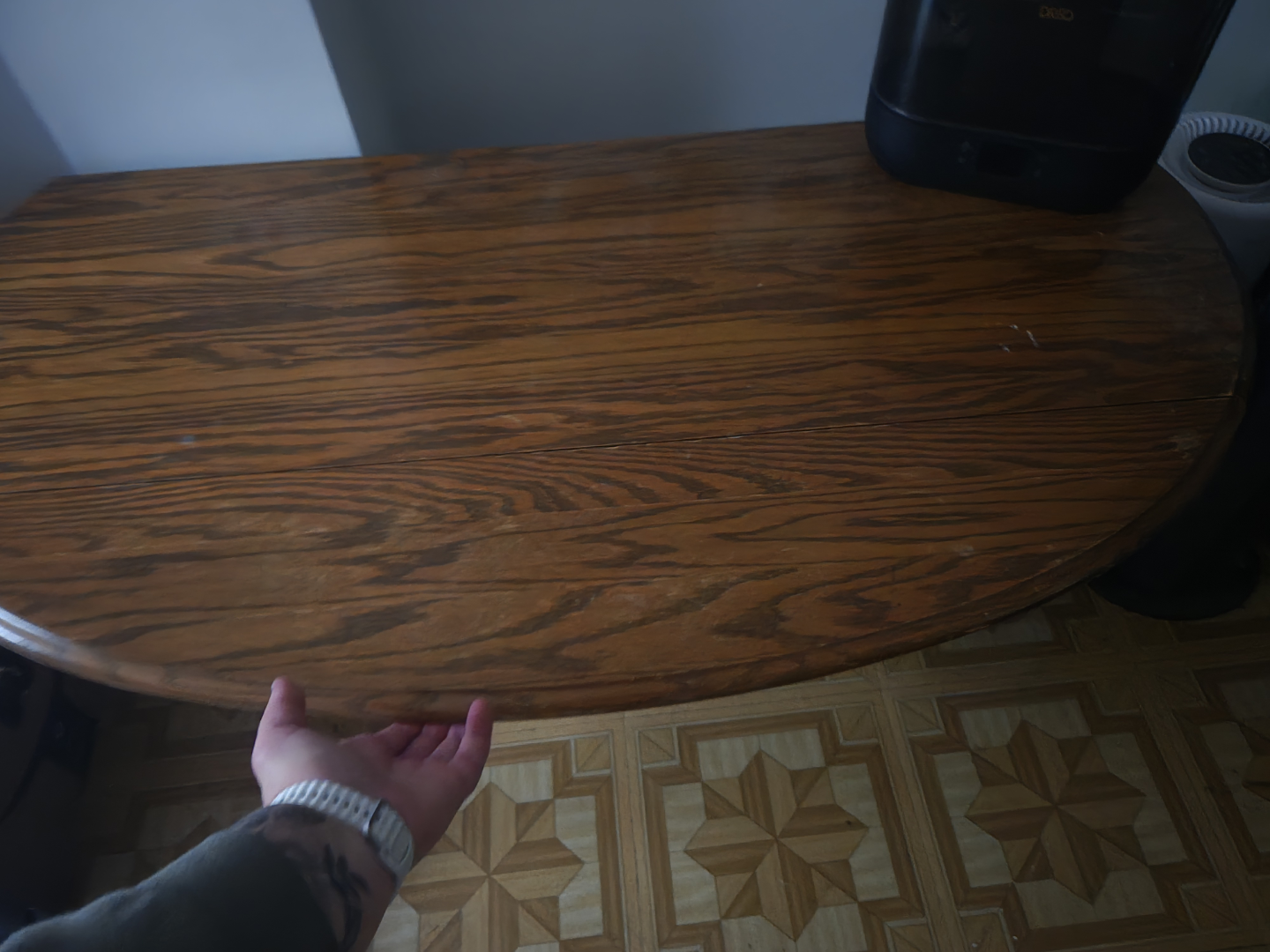 Vintage Wooden Drop Leaf Table