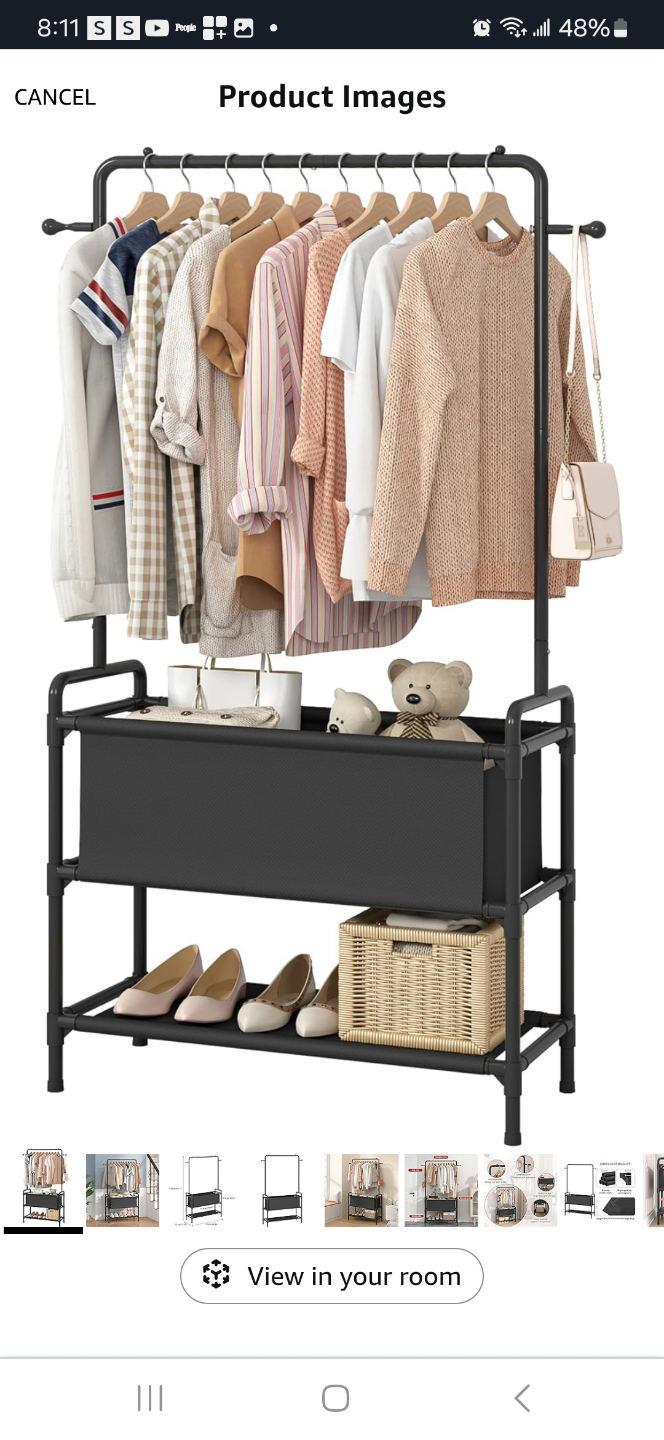 clothing rack 🥕