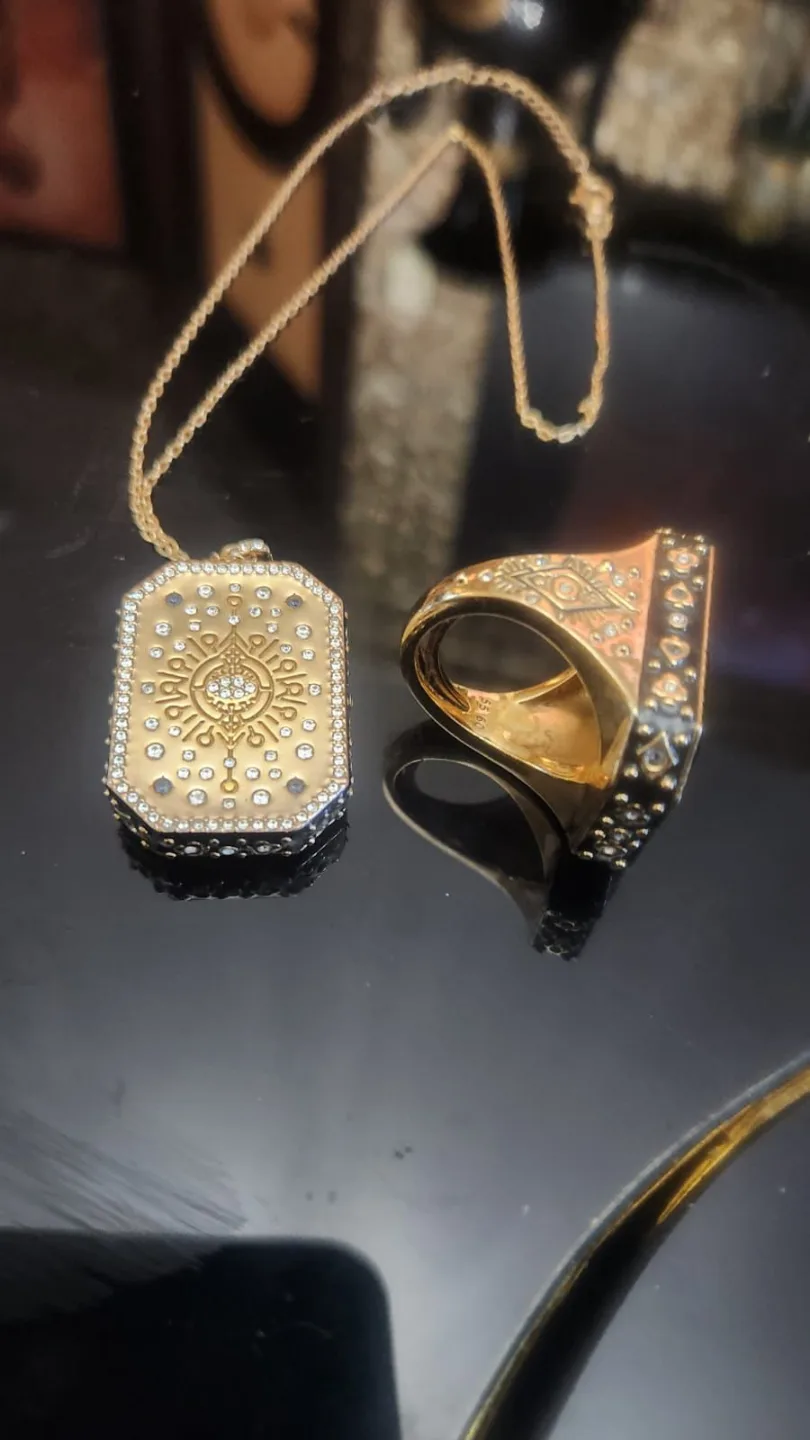 Swarovski Taro Necklace and Ring Set image indicator(5)