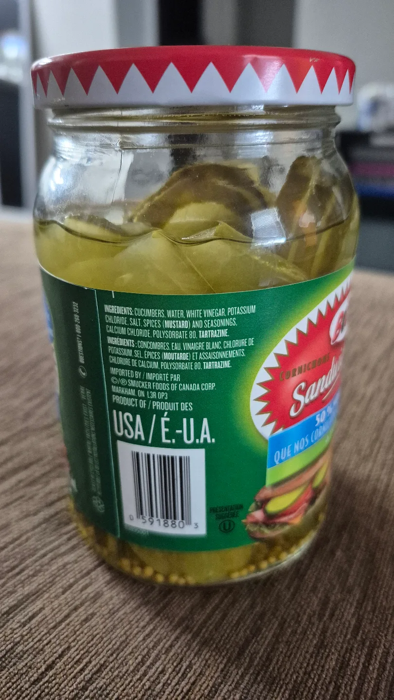 Bick's Premium Sandwich Savors Dill Pickles - 500ml Jar 🏒 image indicator(2)