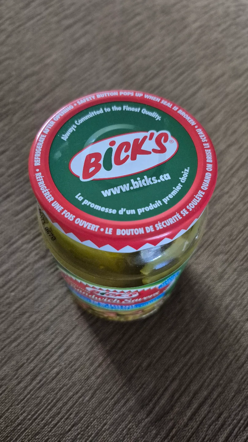 Bick's Premium Sandwich Savors Dill Pickles - 500ml Jar 🏒 image indicator(4)