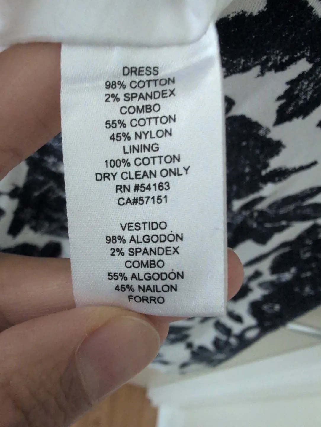 Jessica Simpson - Navy and White Floral Fit and Flare Dress image indicator(9)